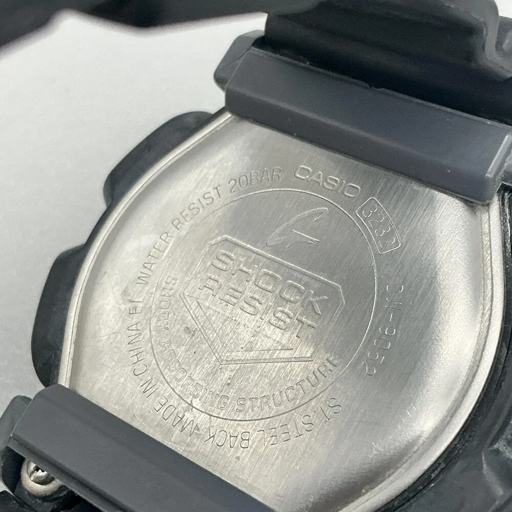 Casio G-Shock DW-9052 Mens Watch 44mm Digital Black Resin Strap Day Date